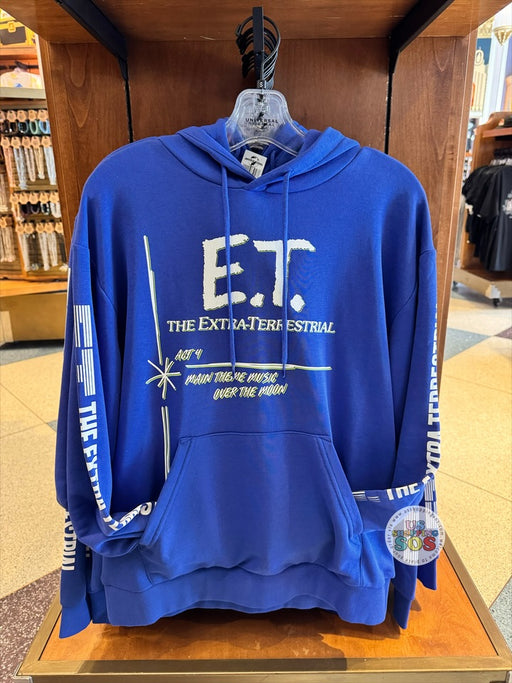 Universal Studios - E.T. the Extra Terrestrial - Blue Hoodie Pullover (Adult)