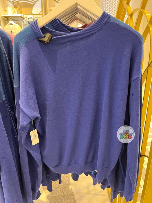 DLR/WDW - Cinderella 75th Anniversary - Blue Crew Neck Sweater Pullover (Adult)