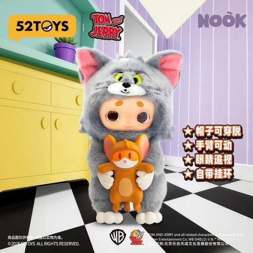 China Exclusive 52 Toys - Tom & Jerry Nook x Vinyl Face & Poseable Plush Keychain (Restock Date: Apr 16, 2026)