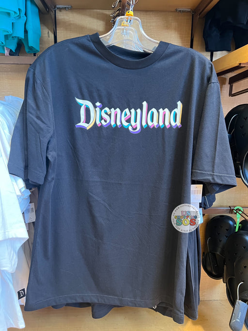 DLR - Retro Disneyland Logo - "Disneyland" Black Graphic Tee