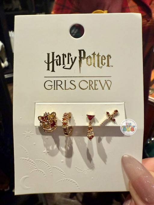 Universal Studios - The Wizarding World of Harry Potter - Girls Crew Gryffindor House Earring Set
