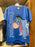 DLR/WDW - Winnie the Pooh & Friends 2026 - Eeyore Park Logo Double-Side Blue Graphic T-shirt (Adult)
