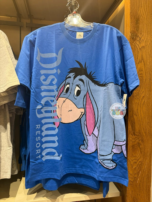 DLR/WDW - Winnie the Pooh & Friends 2026 - Eeyore Park Logo Double-Side Blue Graphic T-shirt (Adult)