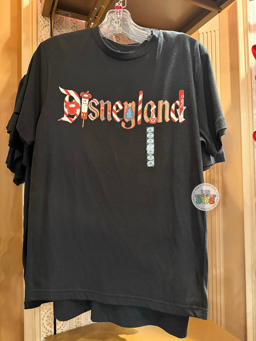 DLR/WDW - Christmas 2025 - Disney Snacks Park Logo Black Graphic Tee (Adult)