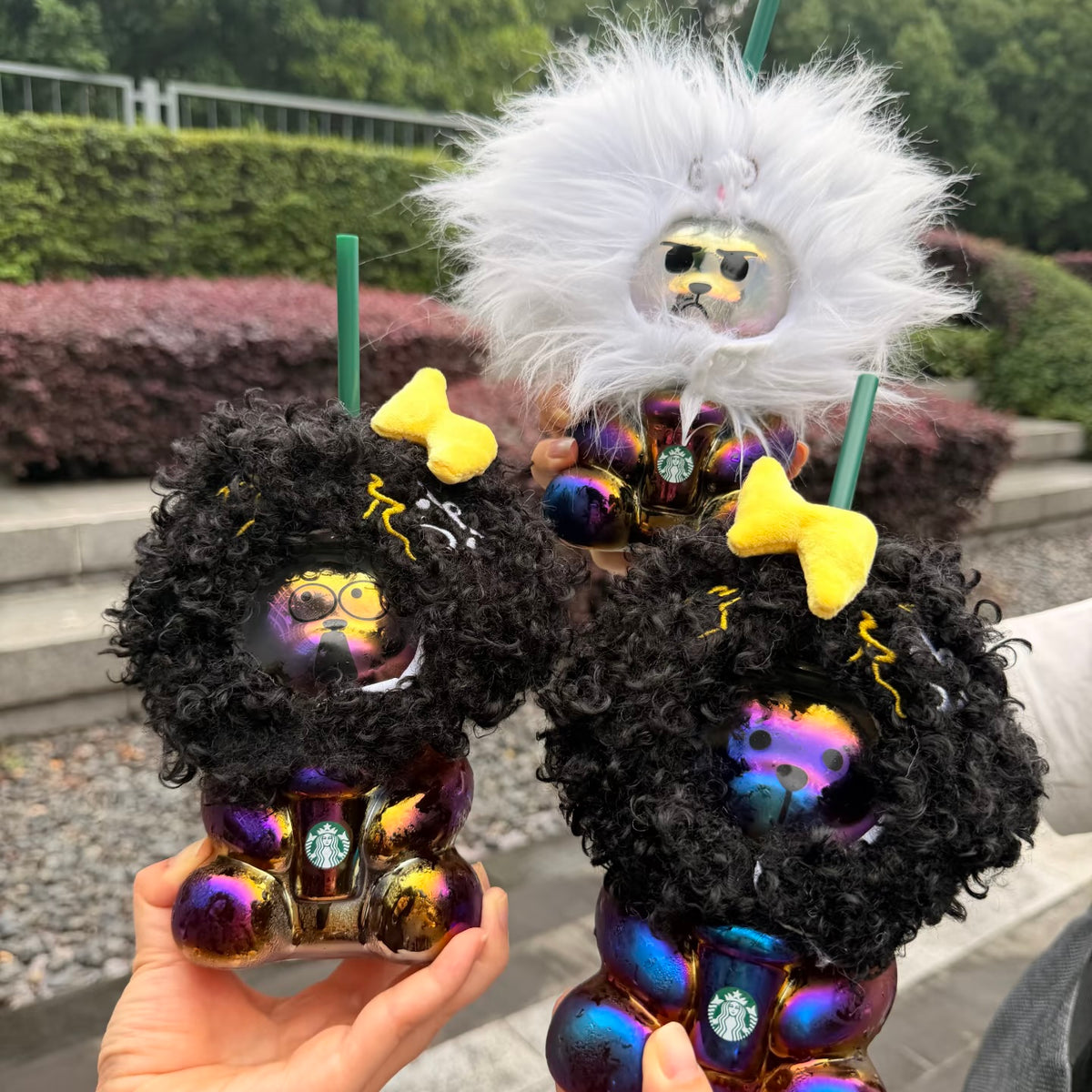 スターバックスグッズ Starbucks China - 2026 Mood Weather Bureau Bearista Glass 600 ml