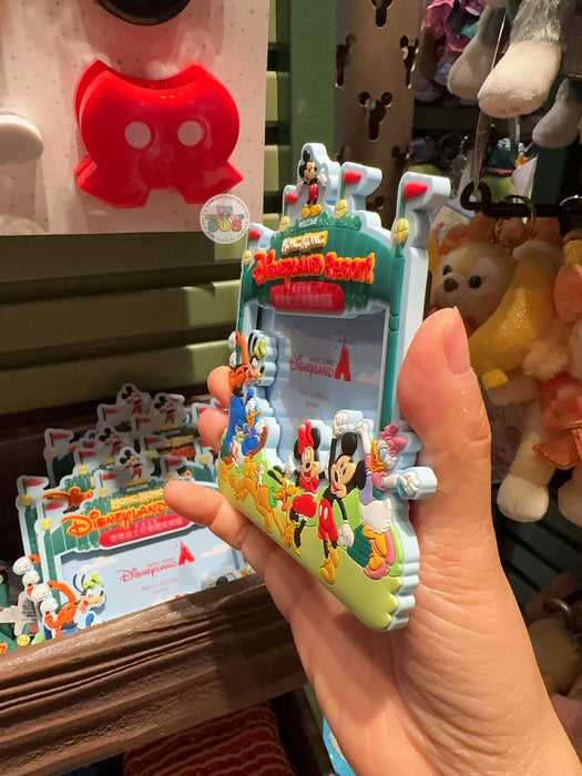 HKDL - Mickey & Friends Disneyland Park Entrance Shaped Magnet