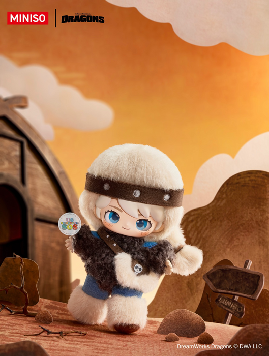 MINISO China - 2026 How to Train your Dragon The Dragon League Tale of Berk Vinyl Plush Keychain Blind Box