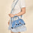 China Exclusive- Fluffy Big Face Stitch 2 Ways Bag with Handle