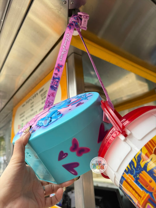 DLR/WDW - Sweetheart Moment - Stitch & Angel Heart Shaped Popcorn Bucket
