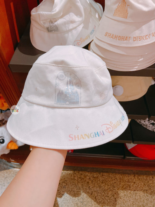 SHDL -  Shanghai Disney Resort Castle & Colorful Wordings Bucket Hat for Adults
