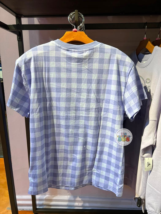 DLR/WDW - Her/Our Universe WDW Nostalgia 2026 - Purplish Blue Checkered T-Shirt (Adult)