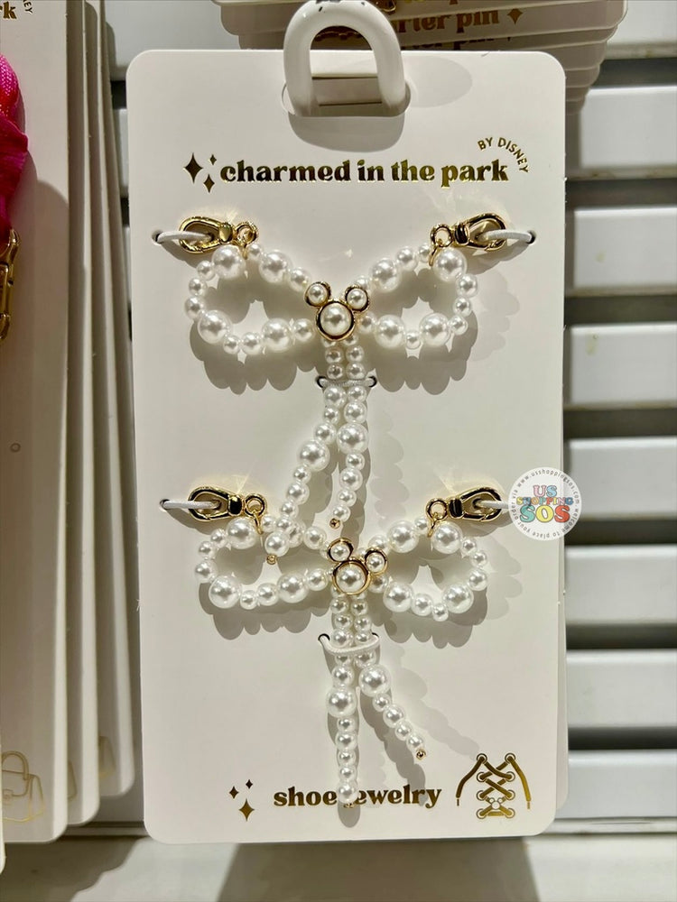 DLR/WDW - Charmed in the Park - Pearl Bow Shoe Jewelry