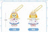 SHDL - 2026 Duffy & Friends Cherry Bakery Collection x CookieAnn Plush Keychain (Release Date: Jul 8, 2026)
