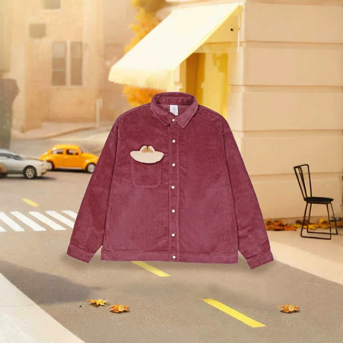 SHDS - Chip & Dale Winter Stick Together Collection x Chip & Dale Corduroy Shirt for Adults (Release Date: Sept 30, 2025)