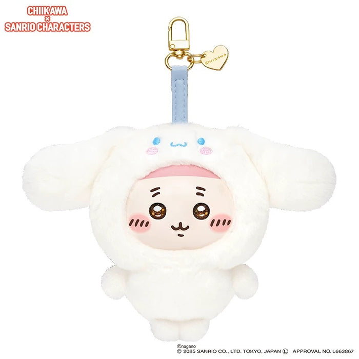 MINISO - Chiikawa x Sanrio Characters Vinyl Plush Pendant x Cinnamoroll + Kani