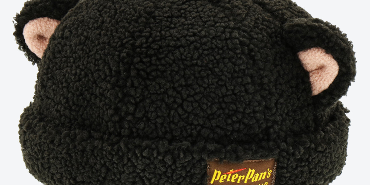 Peter Pan Lost Boys Faux Sherpa Beanie - Skunk Amazon.co.jp: Fantasy Springs Fan Cap, Skunk, Peter Pan  main image 4