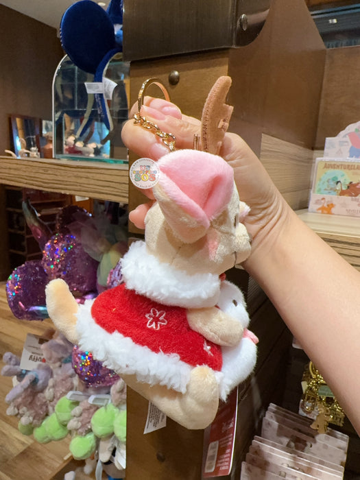 HKDL - 2026 Winnie the Pooh Winter Woolies x Roo Plush Keychain