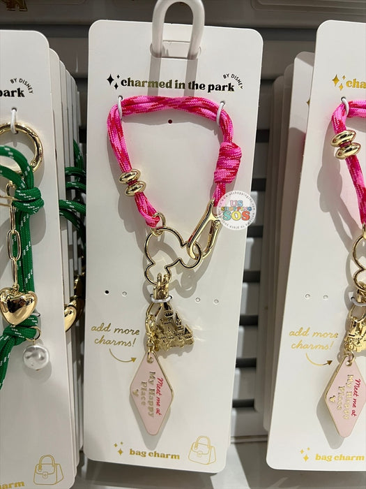 DLR/WDW - Charmed in the Park - Pink Bag Charm