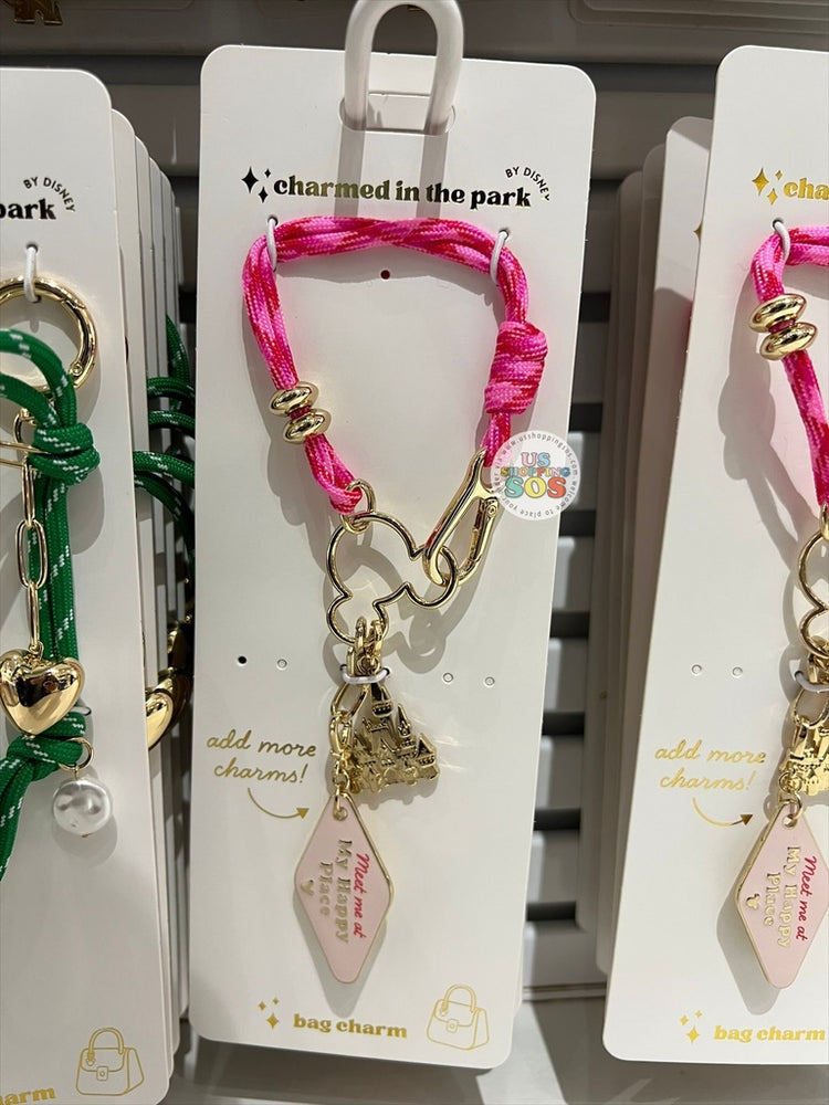 DLR/WDW - Charmed in the Park - Pink Bag Charm