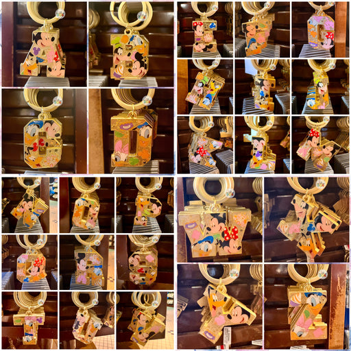 DLR/WDW - Mickey & Friends Alphabet Keychain