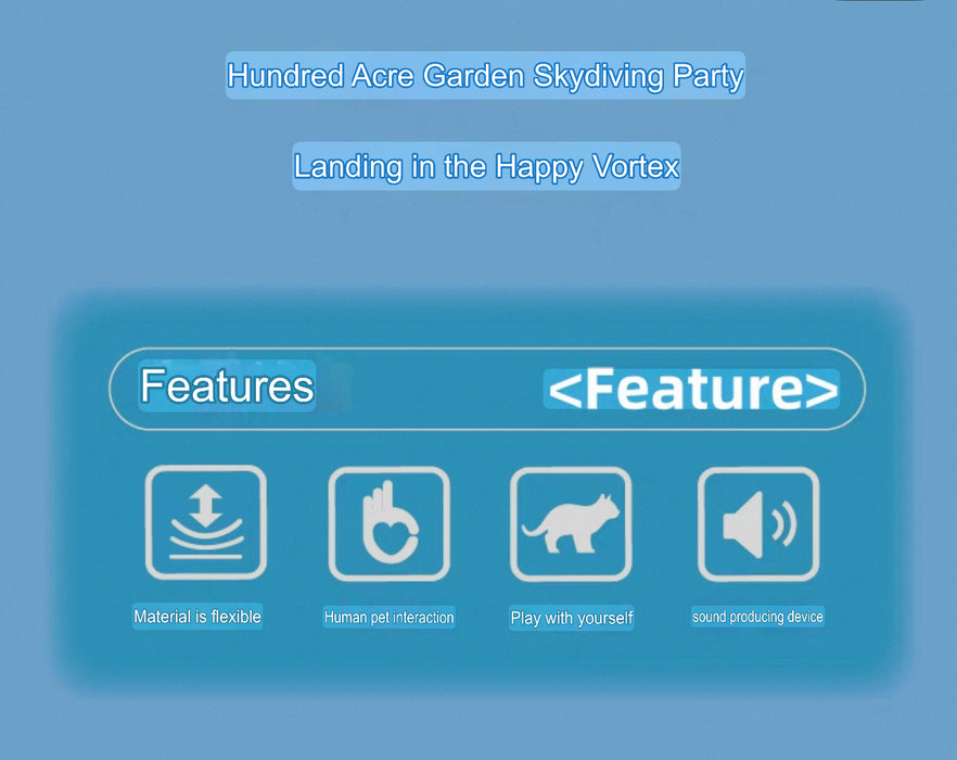 China Exclusive - Piglet Cat Toy, Hangable and Interactive