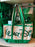 DLR/WDW - Logo Mania 2026 The Tiki Tiki Tiki Room - Emerald Green Park Logo Canvas Tote Bag