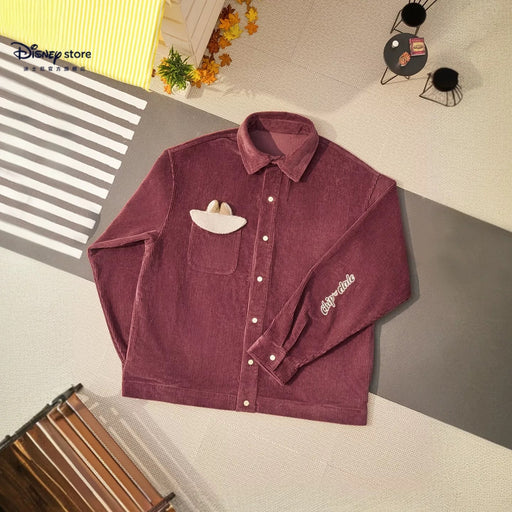 SHDS - Chip & Dale Winter Stick Together Collection x Chip & Dale Corduroy Shirt for Adults (Release Date: Sept 30, 2025)