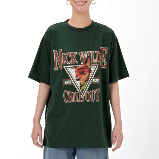 JDS - 2026 T-Shirt Collection x Nick Wilde Green Short Sleeve T-shirt for Adults (Release Date: Jun 2, 2026)