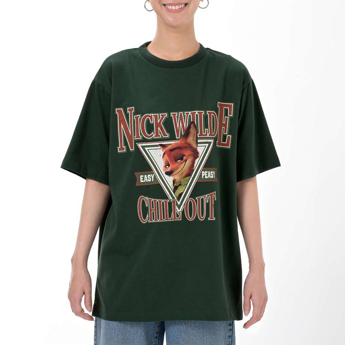 JDS - 2026 T-Shirt Collection x Nick Wilde Green Short Sleeve T-shirt for Adults (Release Date: Jun 2, 2026)