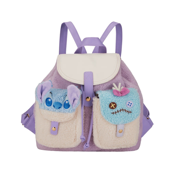 SHDS - 2025 Cute & Moving Fall Collection x Fluffy Stitch & Scrump Backpack (Release Date: Aug 26, 2025)