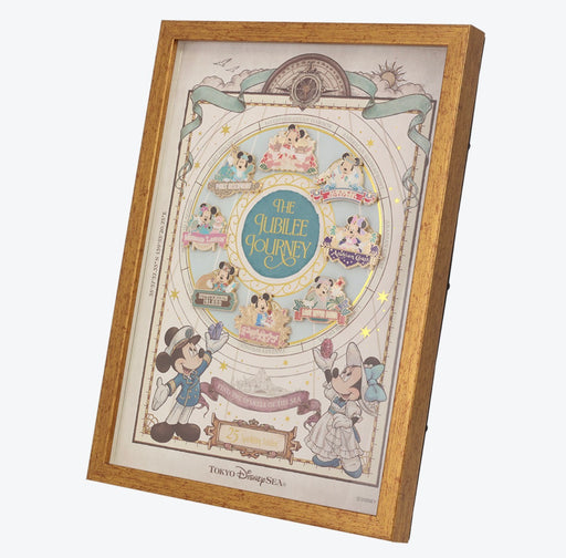 TDR - Tokyo DisneySea 25th Anniversary "The Jubilee Journey" x Mickey & Minnie Mouse Pin Badges Set (Release Date: May 25, 2026)