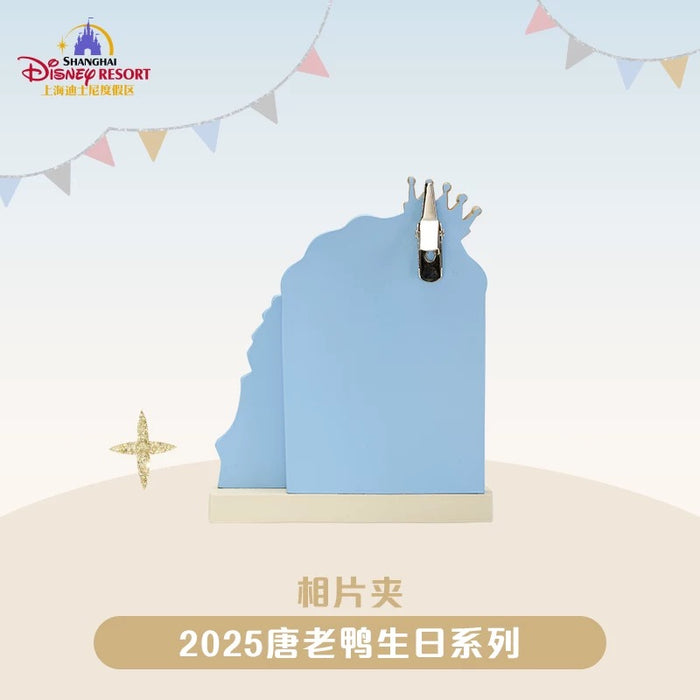 SHDL - Donald Duck Happy Birthday 2025 Collection x Donald & Daisy Duck Figure & Photo Clip Holder