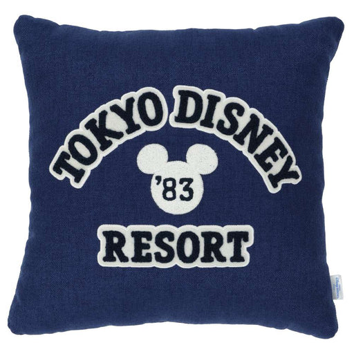 TDR - Tokyo Disney Resort ‘83 Mickey Mouse Logo Cushion Color: Navy (Release Date: May 8, 2025)