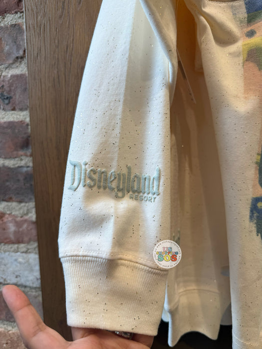 DLR - Disneyland 70th Castle  - Spirit Jersey Goil Foil Park Logo Cream Pullover (Adult)