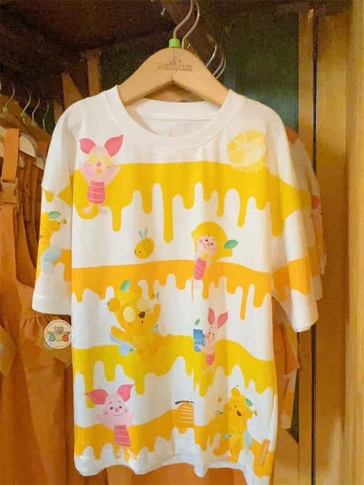 HKDL - Winnie the Pooh Lemon Honey Collection x Winnie the Pooh & Piglet T Shirt for Kids
