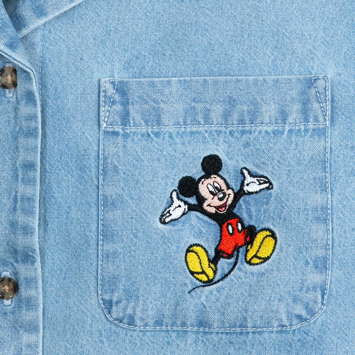 HKDS - Mickey Mouse and Friends Denim Shirt for Women