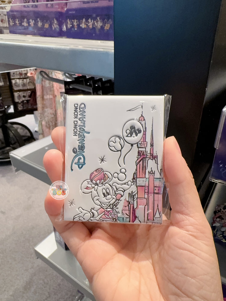 HKDL - 20th Anniversary Grand Celebration - Mickey Mouse & Castle "Leather Like" Magnet