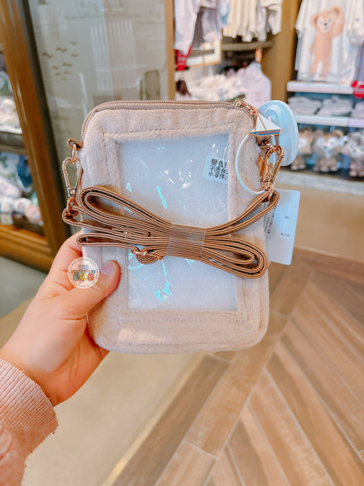duffy☆ SHDL - Duffy and Friends x Fluffy Duffy Crossbody Pouch with Clear