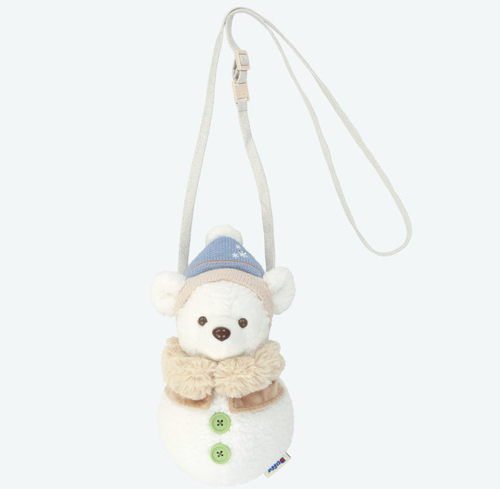 TDR - Duffy & Friends "Wintery Snowman" Collection x Fluffy Duffy Snowman Shaped Shoulder Bag (Release Date: Nov 4, 2025)