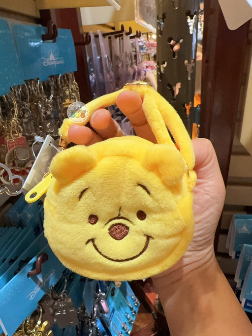 HKDL - Winnie the Pooh ‘Big Face’ Pouch with Strap