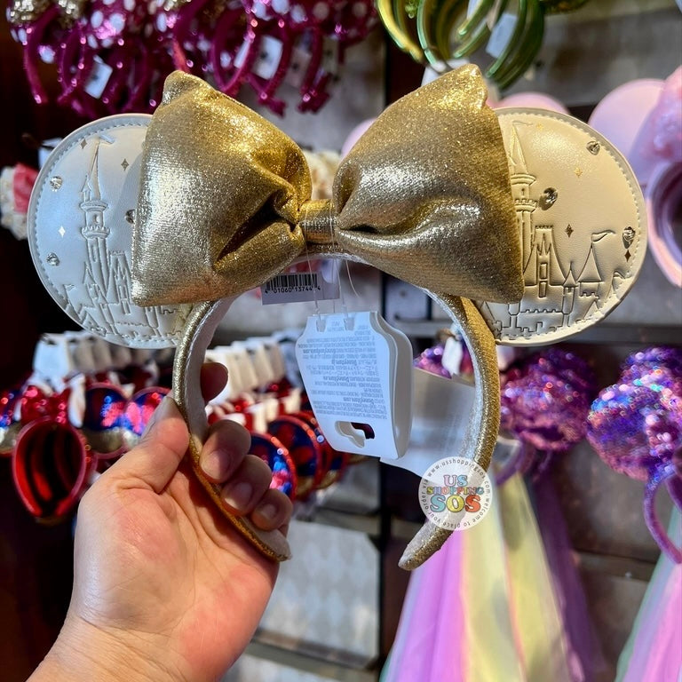 DLR/WDW - Walt Disney World Cinderella Castle Golden Bow Ear Headband