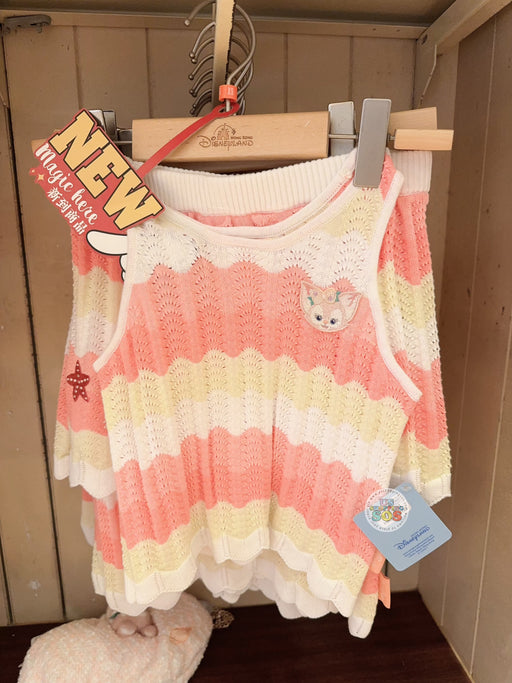HKDL - Duffy and Friends "Beach Party" x LinaBell Knitted Vest and Shorts Set for Kids