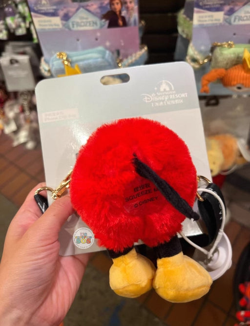 SHDL - 2026 Mickey Mouse Fluffy Phone Clip Bag with Strap