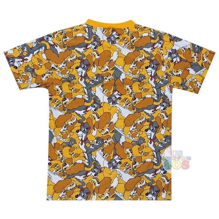 Japan Exclusive - JP x All Over Printed Tee x Lady and thr Tramp (Unisex) Size L