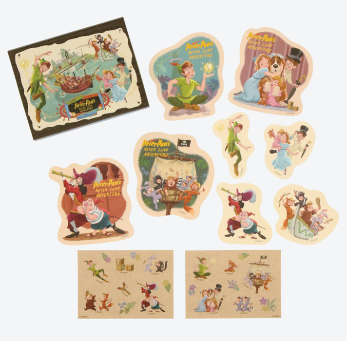 Autocollants de style de voiture Peter Pan & Tinker Bell volant vers Autocollants de style de voiture Peter Pan & Tinker Bell volant vers