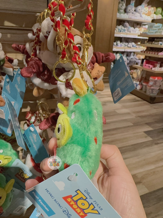 HKDL - 2025 Christmas Mickey & Friends x Alien Plush Keychain