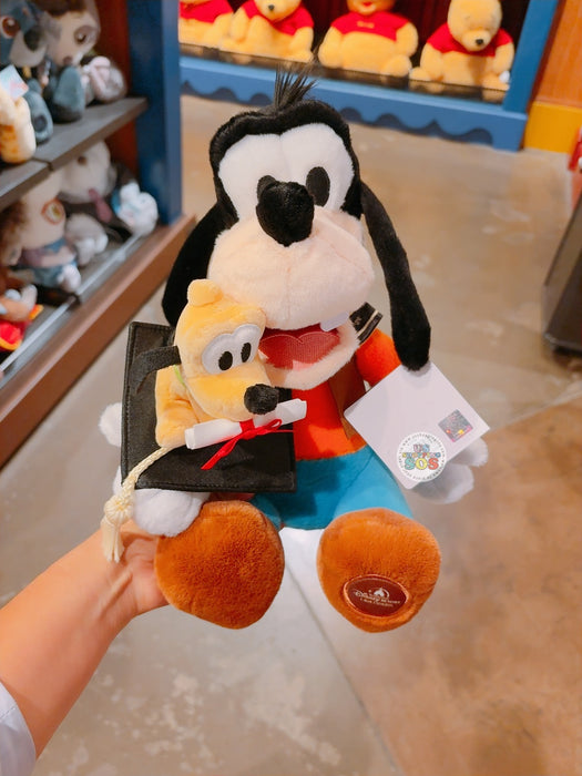 SHDL - Goofy & Pluto Graduation Plush Toy
