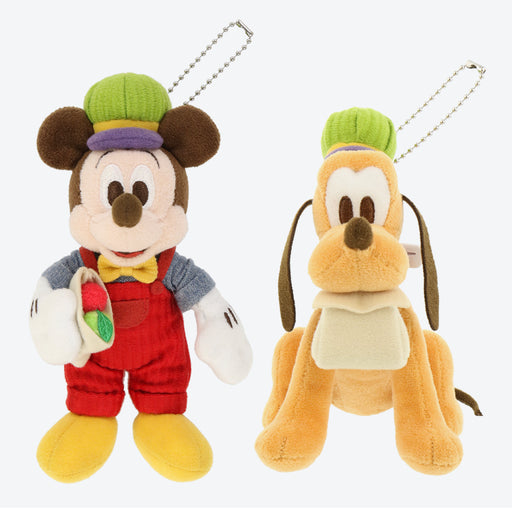 TDR - Disney Characters Grocery Store Themed Collection x Mickey Mouse & Pluto Plush Keychains Set (Release Date: Oct 10, 2024)e