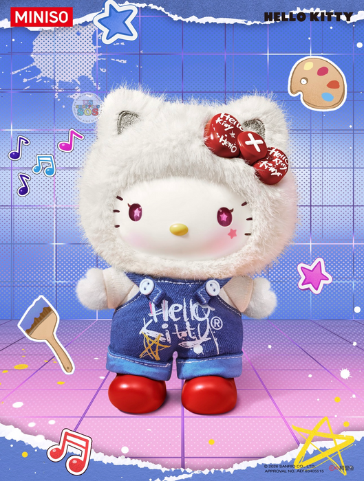 MINISO - Hello Kitty 'Street Graffiti' Vinyl Plush Pendant Mystery