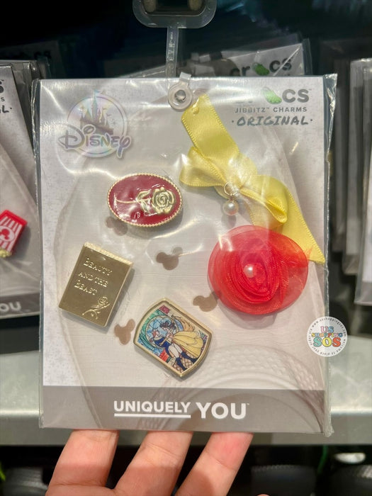 DLR/WDW - Disney x Crocs 2026 - Uniquely YOU Beauty and the Beast 5-Pack Jibbitz™ Charms